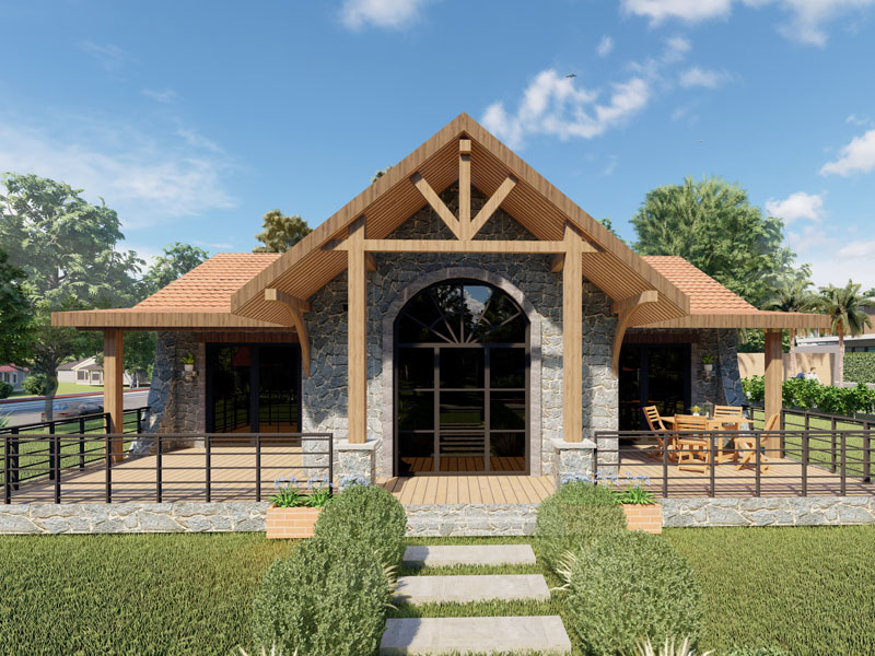 Dağ Evi Tek Katlı-106m²
